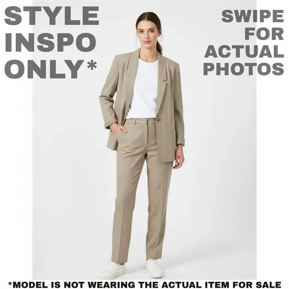 Sag Harbor 20W Premium Beige/Neutral Tailored Blazer [056] - Picture 3 of 11